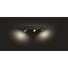 Philips Hue Buckram Plafondlamp LED Zwart, 3-lichts, Afstandsbediening