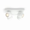 Philips Hue Buckram Plafondlamp LED Wit, 4-lichts, Afstandsbediening
