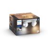 Philips Hue Buckram Plafondlamp LED Wit, 4-lichts, Afstandsbediening