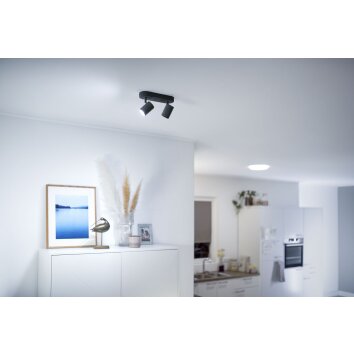 Philips WiZ IMAGEO Plafondlamp LED Zwart, 2-lichts
