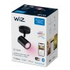 Philips WiZ IMAGEO Plafondlamp LED Zwart, 1-licht, Kleurwisselaar