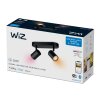 Philips WiZ IMAGEO Plafondlamp LED Zwart, 2-lichts, Kleurwisselaar
