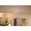 Philips WiZ Super Slim Plafondlamp LED Zwart, 1-licht