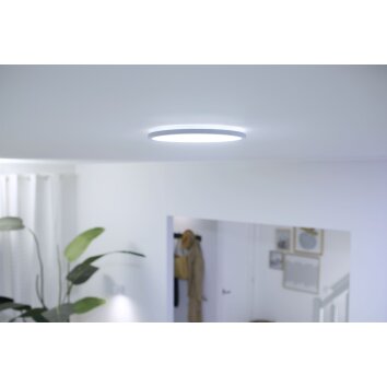 Philips WiZ Super Slim Plafondlamp LED Wit, 1-licht
