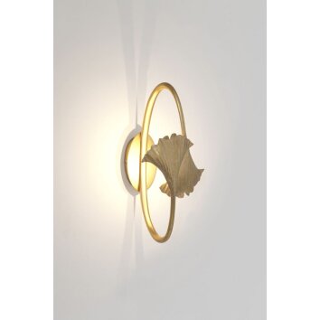 Holländer GRACIOSO Muurlamp LED Goud, 2-lichts