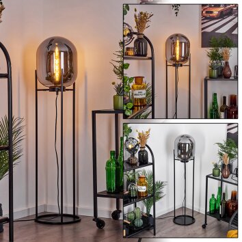 Arieux Staande lamp Zwart, 1-licht
