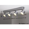 Philips STAR Opbouwspot LED Aluminium, roestvrij staal, 4-lichts
