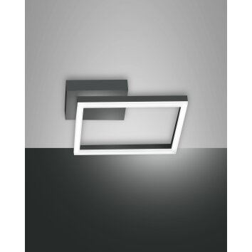 Fabas Luce Bard Muurlamp LED Antraciet, 1-licht