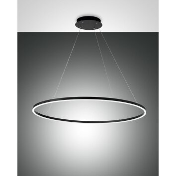 Fabas Luce Giotto Hanglamp LED Zwart, 1-licht