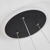 Areja Hanger LED Zwart, Wit, 1-licht