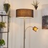Murteirinha Staande lamp Nikkel mat, Zwart, 2-lichts