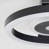Canhoso Plafondlamp LED Zwart, 1-licht