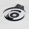 Canhoso Plafondlamp LED Zwart, 1-licht