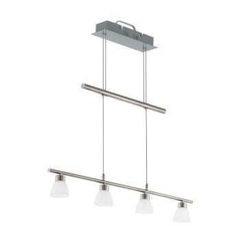 Eglo BORRIOL Hanglamp LED Nikkel mat, 4-lichts