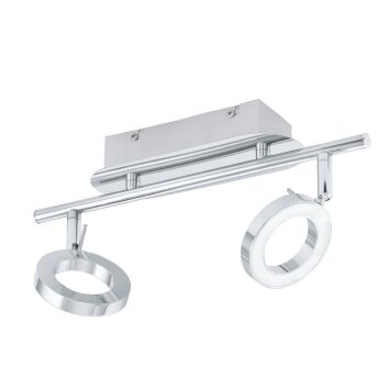 Eglo NAUDELLA Muurlamp LED Chroom, 2-lichts