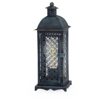 Eglo WINSHAM Tafellamp Groen, Zwart, 1-licht