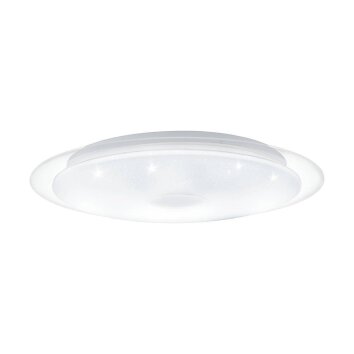 Eglo IGROKA Plafondlamp LED Transparant, Helder, Wit, 1-licht