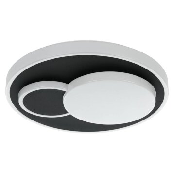 Eglo LEPRESO Plafondlamp LED Zwart, Wit, 1-licht
