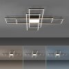 Paul Neuhaus Q-ASMIN Plafondlamp LED Zwart, 2-lichts, Afstandsbediening