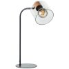 Brilliant Weald Tafellamp Hout licht, Zwart, 1-licht