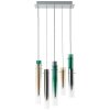 Brilliant Inez Hanglamp LED Zilver, 8-lichts