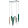Brilliant Inez Hanglamp LED Zilver, 8-lichts