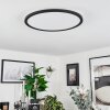Sasinhosa Plafondpaneel LED Zwart, 1-licht, Afstandsbediening