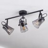 Trajouca Plafondlamp Zwart, 3-lichts