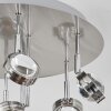 Fernandaires Plafondlamp LED Nikkel mat, 18-lichts