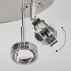 Fernandaires Plafondlamp LED Nikkel mat, 18-lichts