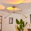 Fernandaires Plafondlamp LED Nikkel mat, 8-lichts
