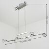Fernandaires Hanglamp LED Nikkel mat, 12-lichts