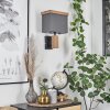 Lure Muurlamp Bruin, houtlook, Zwart, 1-licht