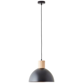 Brilliant Daintree Hanglamp Zwart, 1-licht