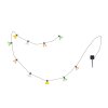 Globo SOLAR Lichtketting LED Zwart, 10-lichts