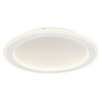 Globo TINI Plafondlamp LED Wit, 1-licht, Afstandsbediening