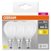 OSRAM CLASSIC P Set van 3 LED E14 5,5 Watt 2700 Kelvin 806 Lumen