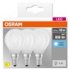 OSRAM CLASSIC P Set van 3 LED E14 5,5 Watt 4000 Kelvin 806 Lumen