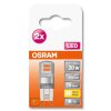 OSRAM LED PIN Set van 2 G9 1,9 watt 2700 kelvin 200 lumen