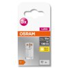 OSRAM LED BASE PIN Set van 3 G4 0,9 Watt 2700 Kelvin 100 Lumen
