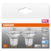 OSRAM LED STAR PAR16 Set van 2 GU10 4,3 Watt 4000 Kelvin 350 Lumen