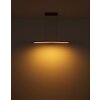 Globo DORO Hanger LED Grijs, houtlook, 1-licht