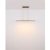 Globo DORO Hanger LED Grijs, houtlook, 1-licht