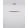 Globo DORO Hanger LED Grijs, houtlook, 1-licht