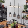 Hunouri Hanglamp Natuurlijke kleuren, Zwart, 3-lichts
