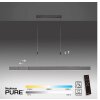 Paul Neuhaus PURE-MOTO Hanglamp LED Grijs, 3-lichts, Afstandsbediening