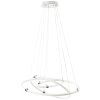 Brilliant Poolen Hanglamp LED Zilver, 1-licht, Afstandsbediening