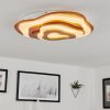 Krieng Plafondlamp LED Natuurlijke kleuren, Wit, 1-licht, Afstandsbediening