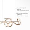 Leuchten Direkt CURLS Hanglamp LED Messing, 4-lichts