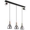 Globo MATTEA Hanger Zwart, 5-lichts
